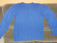 Отдается в дар пуловер самовязанный