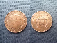Отдается в дар 1 penny с Елизаветой II.