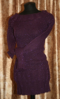 Отдается в дар Фиолетовый свитер-платье