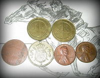 Отдается в дар Монеты Финляндия и Америка...$
