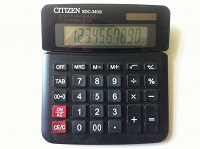 Отдается в дар Простокалькулятор CITIZEN