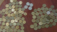 Отдается в дар монеты РФ 5, 10, 50 коп