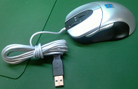 Отдается в дар USB-мышь, работает через раз