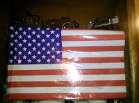 Отдается в дар Витраж — флаг США