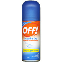 Отдается в дар Аэрозоль от комаров Off Smooth & Dry