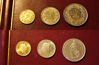 Отдается в дар Швейцарские монеты