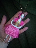 Отдается в дар Красивая сувенирная кукла балерина
