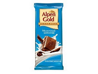 Отдается в дар Шоколадка Alpen Gold молочная