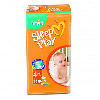 Отдается в дар Подгузники pampers sleep&play 4-ка.
