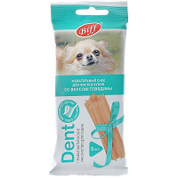 Отдается в дар Лакомство для собак Biff Dent: снеки жевательные для чистки зубов