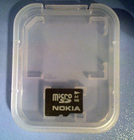 Отдается в дар Карта памяти microSD 64 Мб