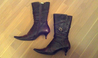 Отдается в дар САПОГИ. Женские. Carnaby. Кожа. Зимние.