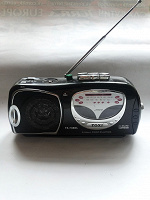 Отдается в дар Магнитола: кассетный магнитофон + радиоприемник
