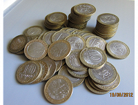 Отдается в дар Наборчик биметаллических монет