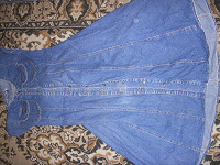 Отдается в дар джинсовое платье