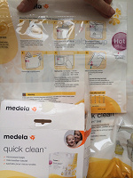 Отдается в дар Пакеты Medela (quick clean)