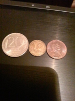 Отдается в дар Три монеты для новичка.