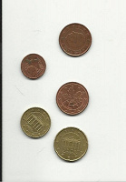 Отдается в дар Монеты: евроценты
