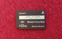 Отдается в дар Карточка Sony Memory Stick Duo 32 Mb