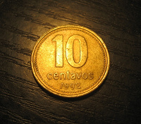 Отдается в дар Аргентинская монетка
