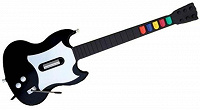 Отдается в дар Guitar Hero гитары (2 шт) + подключение к Sony Playstation 2