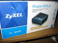 Отдается в дар ADSL модем Zyxel P660RU2EE (Annex A+B)