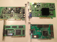 Видеокарты PCI, AGP и другое