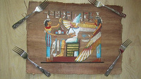 Отдается в дар Картины на папирусе из Египта