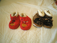 Отдается в дар Теплые ботиночки для малышей