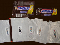 Отдается в дар SNICKERS наклейки