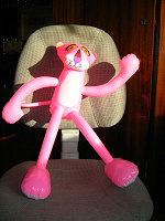Отдается в дар Надувная игрушка Розовая пантера
