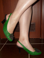 Отдается в дар Зеленые туфельки