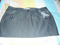 Отдается в дар Мини — юбка черная 44р.