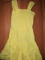 Отдается в дар Шикарное желтое летнее платье 42 р-р