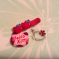 Отдается в дар бижу для маленькой модницы — Hello Kitty