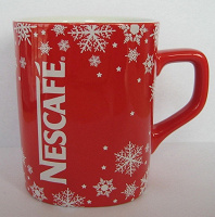 Отдается в дар Кружка Nescafe со снежинками