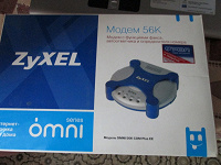 Отдается в дар ZyXEL модем модель OMNI 56К COM PlusEE