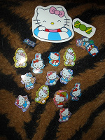 Отдается в дар Милые наклейки Hello Kitty!