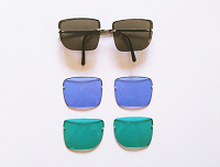 Отдается в дар Коллекционные солнцезащитные очки со сменными линзами
