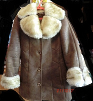 Отдается в дар Дублёнка женская, р.46