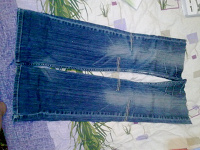 Отдается в дар джинсовая ткань