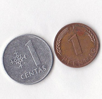 Отдается в дар пара монет 1+1 =))