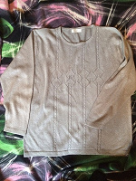 Отдается в дар Трикотажная блуза лонгслив XL