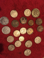 Отдается в дар Старые рубли и монеты из разных стран