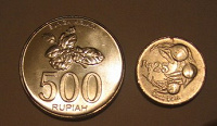 Отдается в дар Индонезийские монетки