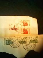 Отдается в дар марки россия 1992; 93; 95 год