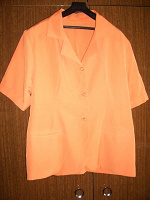 Отдается в дар Оранжевая блузка!
