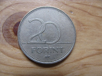 Отдается в дар 20 форинтов 1993 года