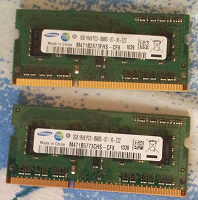 Отдается в дар 2 планки памяти DDR3 — 1gb + 2gb