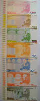 Отдается в дар Сувенирные деньги EURO